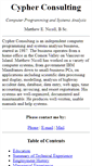 Mobile Screenshot of cypherconsulting.com